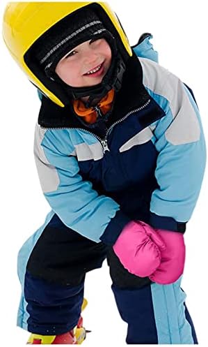 POLG Çocuklar Kalınlaşmak Kar Eldivenler Erkek Kız Su Geçirmez Kayak Mitten Kış Sıcak Eldiven Toddler Bebek için Soğuk Hava