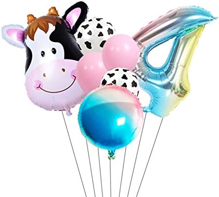 JZYZSNLB Balon Yeni Alüminyum Filmi Lateks Balon 32 İnç Dijital Set Doğum Günü Partisi dekorasyon balonu (Renk : 1)