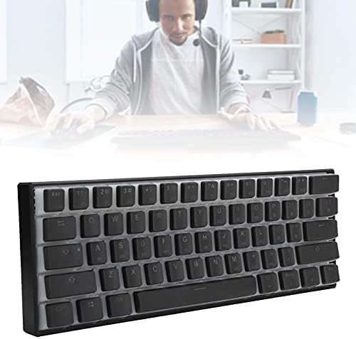 XYG Bilgisayar Aksesuarları, rahat Kablolu oyun klavyesi Taşınabilir Istikrarlı Oyun Mekanik Klavye 61‑Key Klavye için Ev için