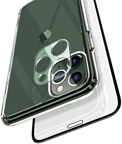apple iPhone 11 için Pro MAX Durumda [VVUPıc] Temizle Tam Vücut Kapsama Kılıf Hibrid Sağlam 9 H Gerçek Temperli Cam Kamera Lens