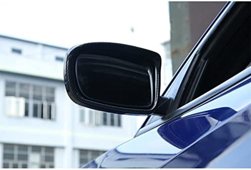 SZDEDA ABS Dış Yan dikiz aynası Yağmur Kaş Çerçeve Trim Dekoratif Kapak Fit Dodge şarj cihazı 2015-2021 ıçin Araba Aksesuarları