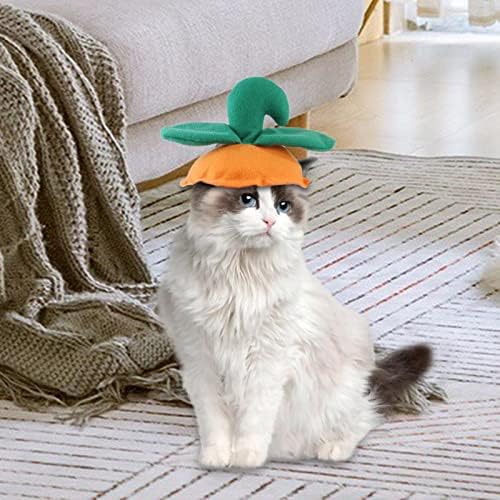 Dolity Köpek Kedi Şapka Sıcak Başlık Kış Kıyafet Hayvan Kostüm Cadılar Bayramı Yavru Parti Cosplay ıçin Caps-Kabak Yaprakları