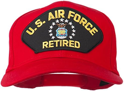 e4Hats.com ABD Hava Kuvvetleri Emekli Askeri Yamalı Kapak
