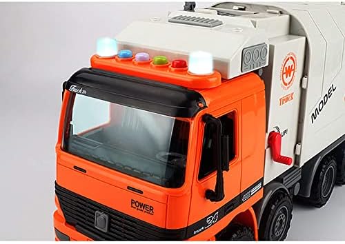 Xolye Büyük Sanitasyon çöp kamyonu Oyuncak Erken Çocukluk Eğitimi eğitici oyuncak Araba Hediye Ses ve Hafif Müzik Çöp Sıralama