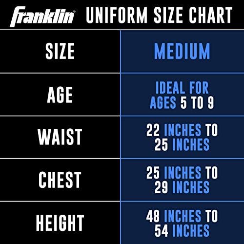 Franklin Spor NFL Çocuk futbol kaskı ve Forması Seti-Gençlik futbol üniforması Kostüm-Kask, Jersey, Chinstrap
